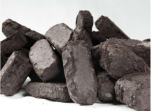 Peat briquettes
